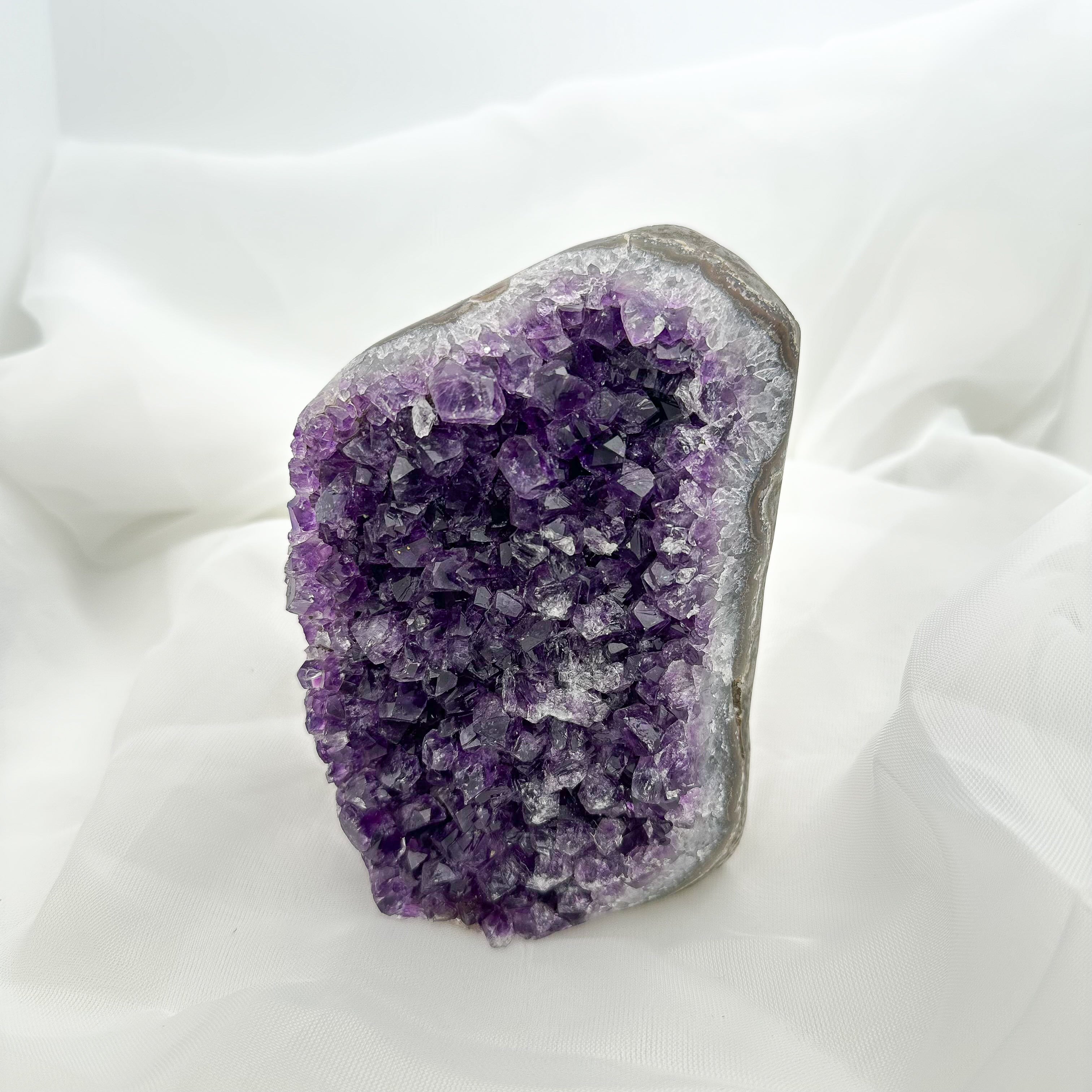 Raw Amethyst Cut Base Cluster