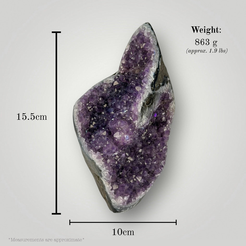 Raw Amethyst Cut Base Stone