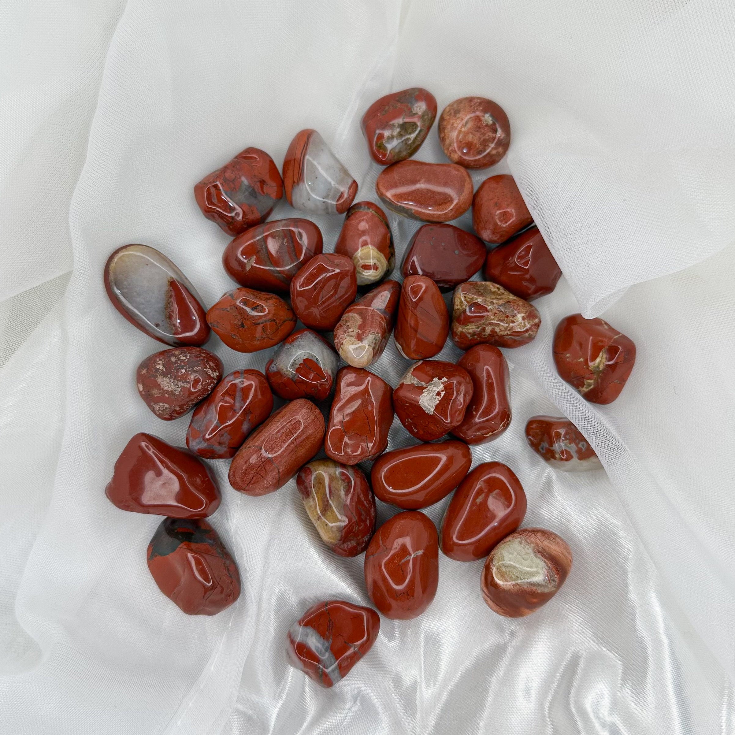 Red Jasper Tumble Stones