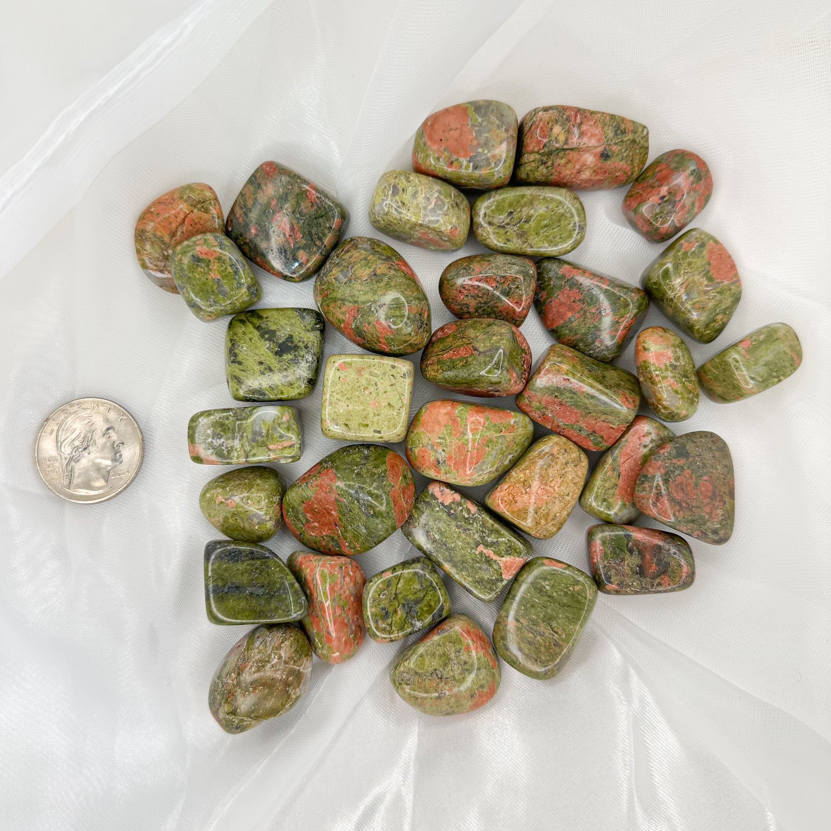 Unakite Tumble Stones