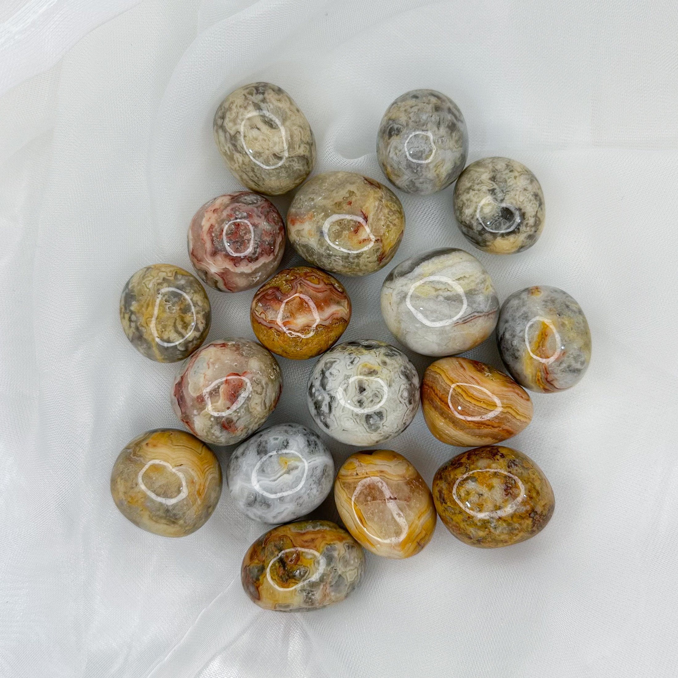 Crazy Lace Agate Tumble Stones