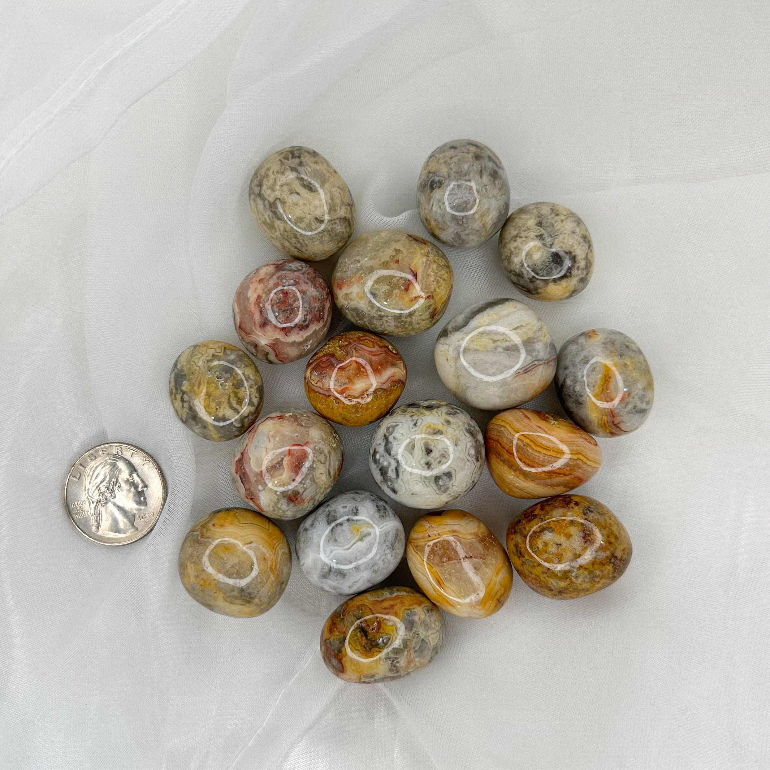 Crazy Lace Agate Tumble Stones