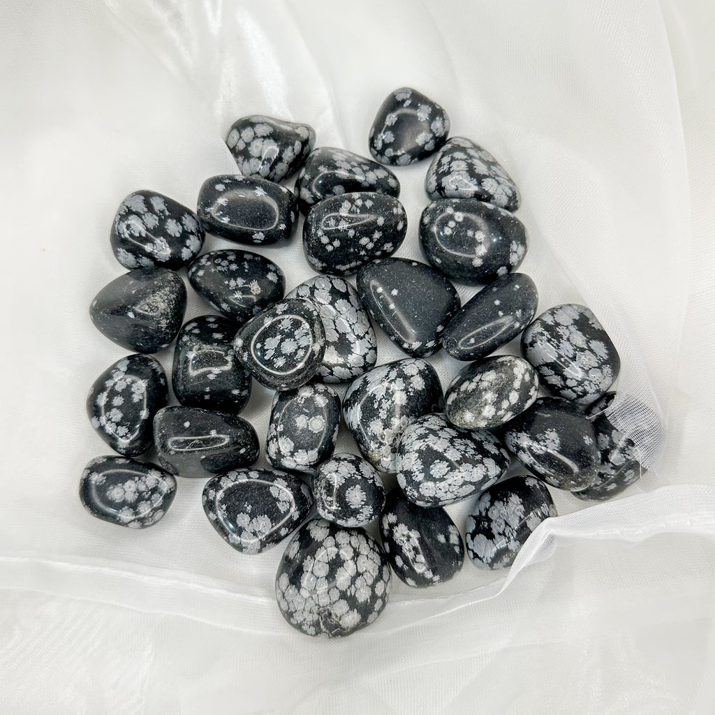 SnowFlake Obsidian Tumble Stones