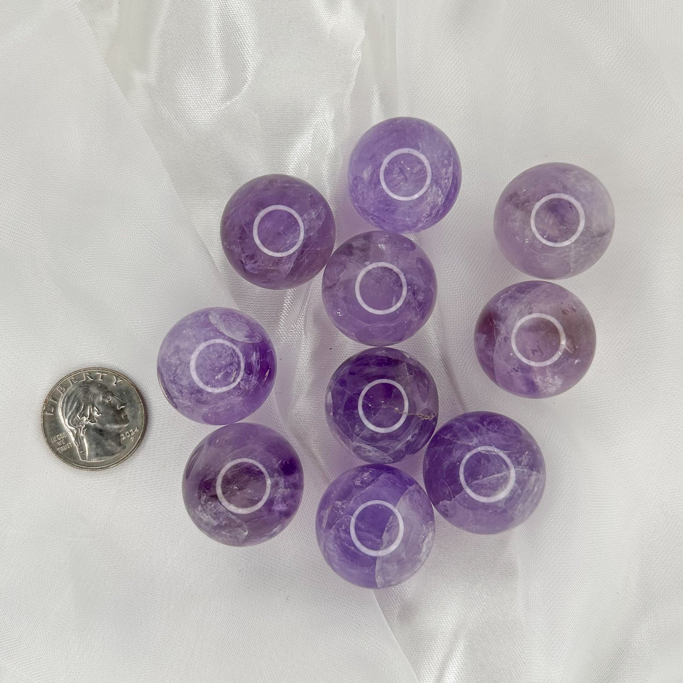Amethyst Spheres
