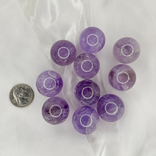 Amethyst Spheres